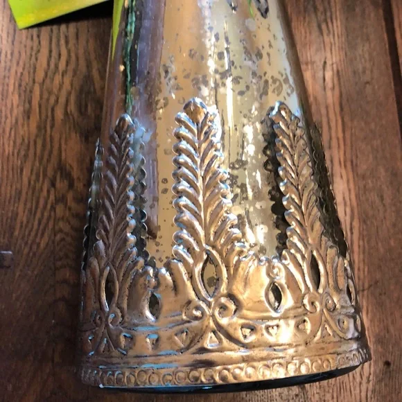 2 mercury glass candle holders NWT - Picture 5 of 6